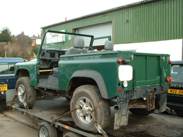 land rover 90 salvage